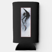 ブルーレッドフラワーズブラックドラゴン スリム缶クーラー (裏面)