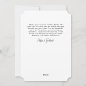 ブルーレッドフラワーズボホアーキフォトホリデーカード シーズンカード (裏面)