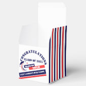 ブルーレッドホワイト卒業2025カスタムパーティー フェイバーボックス (オープン)