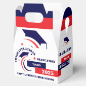 ブルーレッドホワイト卒業2025カスタム党の好意 フェイバーボックス (オープン)