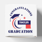 ブルーレッドホワイト卒業2025カスタム党の好意 フェイバーボックス (上部)