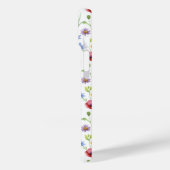 ブルーレッド水彩野の花 Case-Mate iPhoneケース (裏面 / 左)