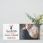 ブルーレッド素朴ディアマウンテン日付を保存 シーズンカード (スタンド正面)