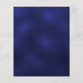 ブルーレッド金ゴールドボーブルクリスマスパーティの招待状 (裏面)