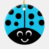 ブルーレディバグ セラミックオーナメント (裏面)