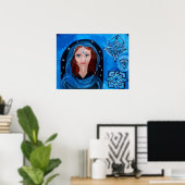 ブルーレディードリーム ポスター (ホームオフィス)