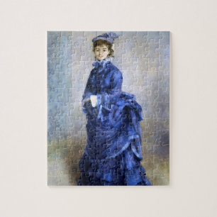 ブルーレディーパリジェンヌルノアール印象派絵を描 ジグソーパズル