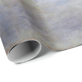 ブルーレディーパリジェンヌルノアール印象派絵を描 ラッピングペーパー (ロールコーナー)