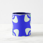 ブルーレトロクロス マグカップ (中央)