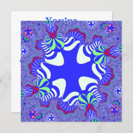 ブルーレトロクロス 招待状