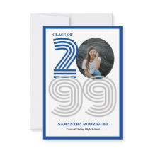 ブルーレトロビッグナンバーズ卒業写真