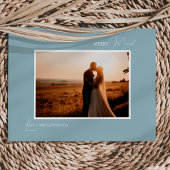 ブルーレトロボホミニマリストメリー写結婚した真 シーズンカード