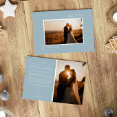 ブルーレトロボホミニマリストメリー写結婚した真 シーズンカード