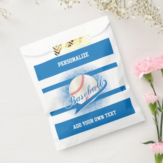 ブルーレトロ野球⚾スタイル フェイバーバッグ (封をした状態)