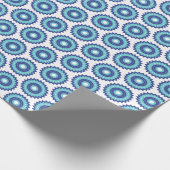 ブルーレトロ ラッピングペーパー (角)