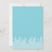 ブルーレベルアンロックゲーマーボーイ誕生日招待状 招待状 (裏面)