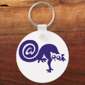 ブルーレムール キーホルダー (正面)