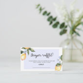 ブルーレモンおむつラッフルチケット エンクロージャーカード (スタンド正面)