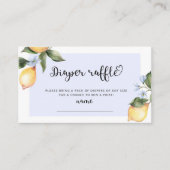 ブルーレモンおむつラッフルチケット エンクロージャーカード (正面)