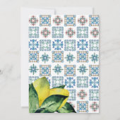 ブルーレモンアマルフィ結婚ーの発表 セーブザデート (裏面)