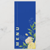 ブルーレモンフローラ地中海のウェディングパーティー メニュー (裏面)