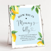 ブルーレモンママの腹の大きさ ポスター