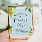 ブルーレモンママの腹の大きさ ポスター