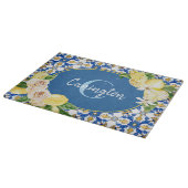 ブルーレモンモノグ地中海のラム名 カッティングボード (角)