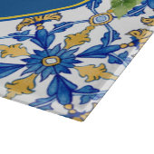 ブルーレモンモノグ地中海のラム名 カッティングボード (角)