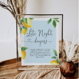 ブルーレモン深夜おむつポスター ポスター