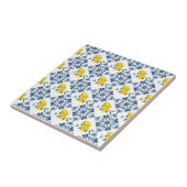 ブルーレモ地中海のン タイル (側面)