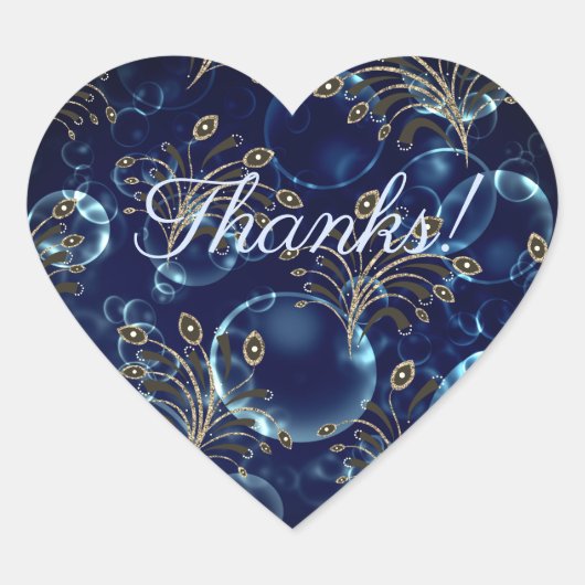 ブルーレンズ、《写真》ぼけ味 ハートシール (正面)