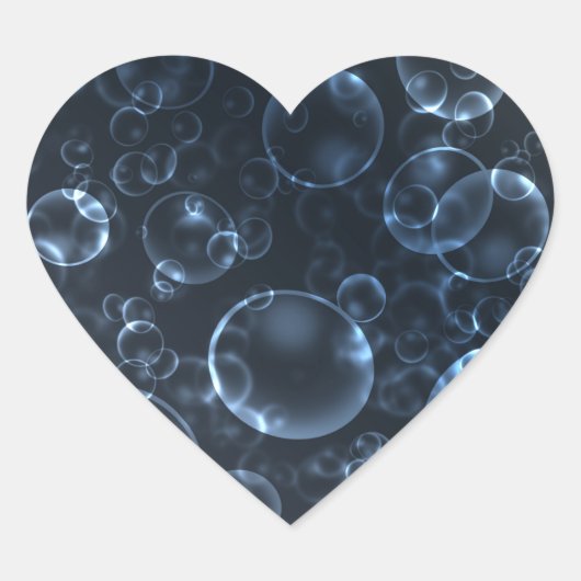 ブルーレンズ、《写真》ぼけ味 ハートシール (正面)