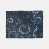 ブルーレンズ、《写真》ぼけ味 フリースブランケット (正面(横))