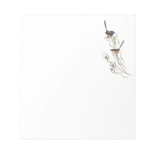 ブルーレンチ付きノートパッド ノートパッド (正面)