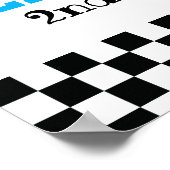 ブルーレーサーボーイズ2ndバースデーウェルカムサイン ポスター (角)