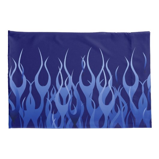 ブルーレーシングフレイムオンファイア 枕カバー (裏面-右)