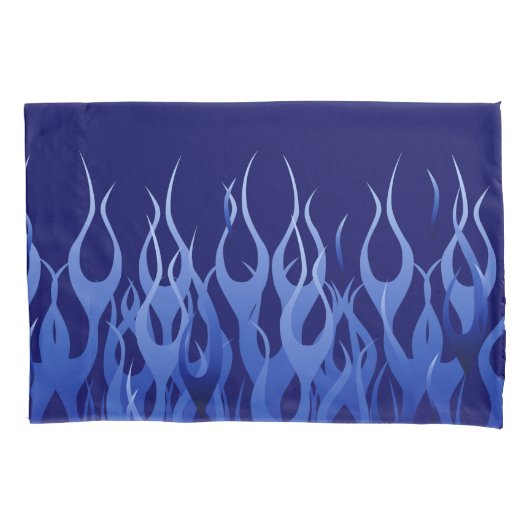 ブルーレーシングフレイムオンファイア 枕カバー (正面左)