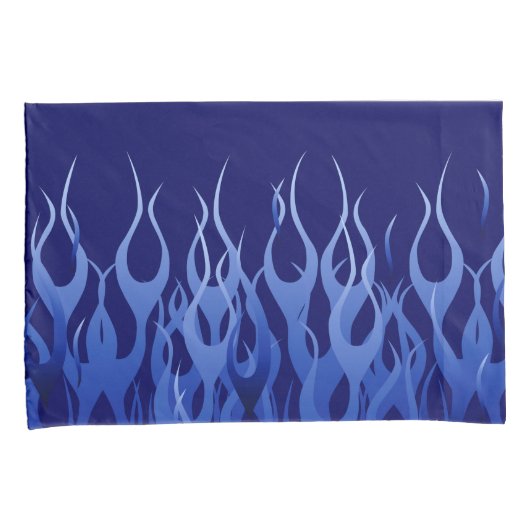 ブルーレーシングフレイムオンファイア 枕カバー (正面右)