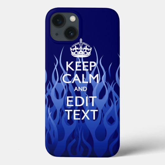 ブルーレーシングフ保ラームにおけるテキスト Case-Mate iPhoneケース (裏面)