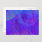 ブルーレースはがき ポストカード (正面/裏面)