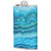 ブルーレースアガテゲムストーン フラスク (左)