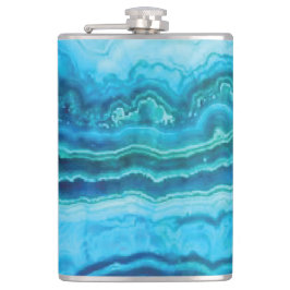 ブルーレースアガテゲムストーン フラスク