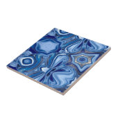 ブルーレースアゲートストーン タイル (側面)