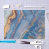 ブルーレースアゲート 薄葉紙 (クラフト)