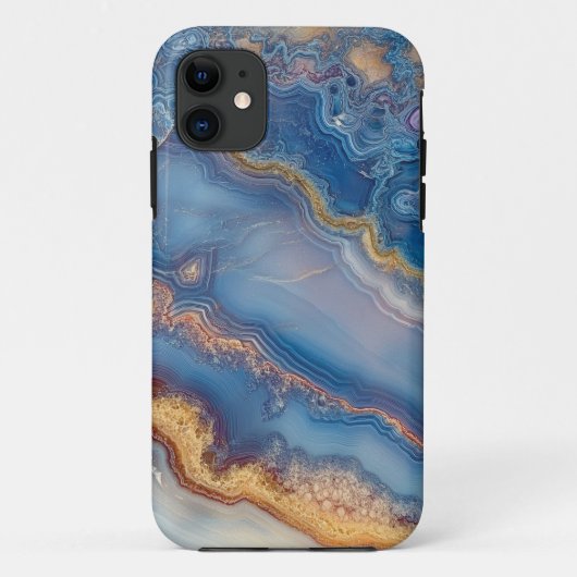 ブルーレースアゲート Case-Mate iPhoneケース (裏面)