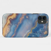ブルーレースアゲート Case-Mate iPhoneケース (裏面(横))