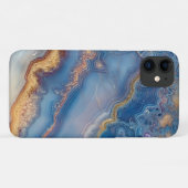 ブルーレースアゲート Case-Mate iPhoneケース (裏面(横))