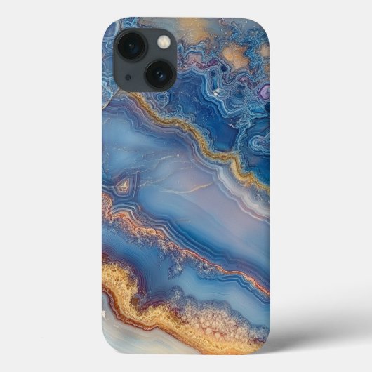 ブルーレースアゲート Case-Mate iPhoneケース (裏面)