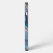ブルーレースアゲート iPhoneケース (左側面)